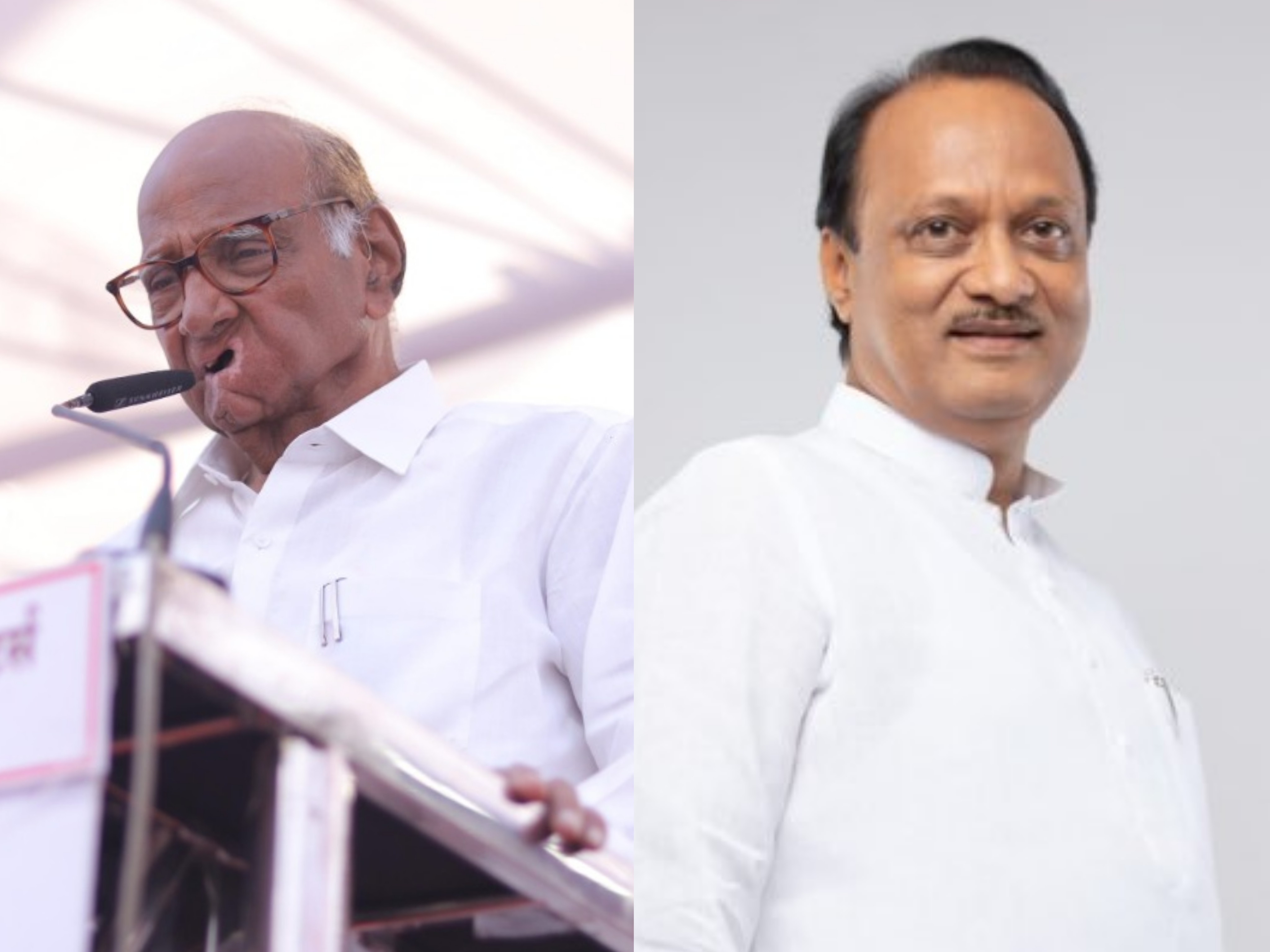 Sharad Pawar versus Ajit Pawar 