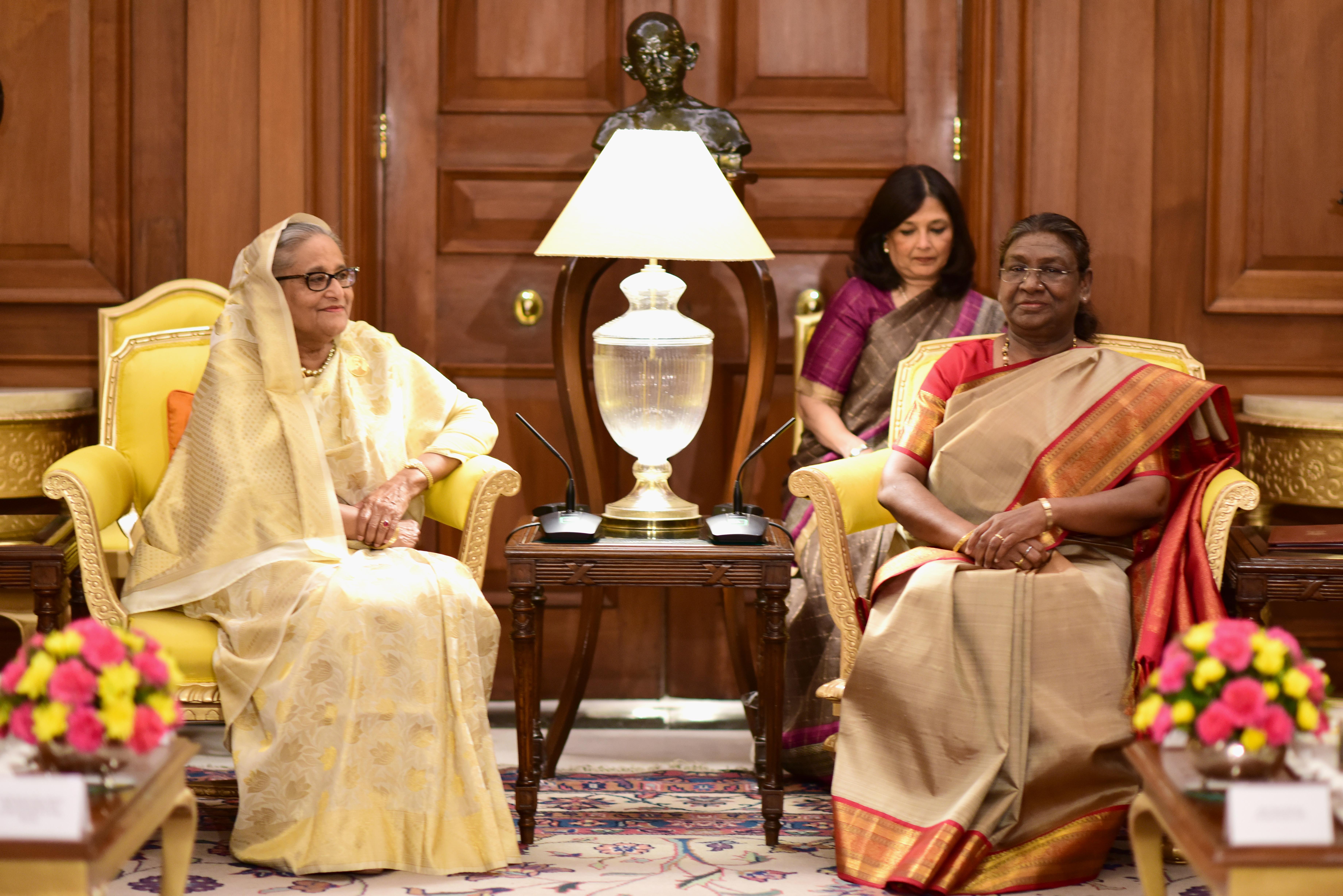Bangladesh; Sheikh Hasina ; Droupadi Murmu 