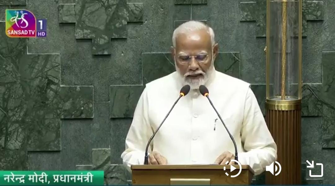 Prime Minister Narendra Modi; takes oath as a Member of Parliament of the 18th LokSabha