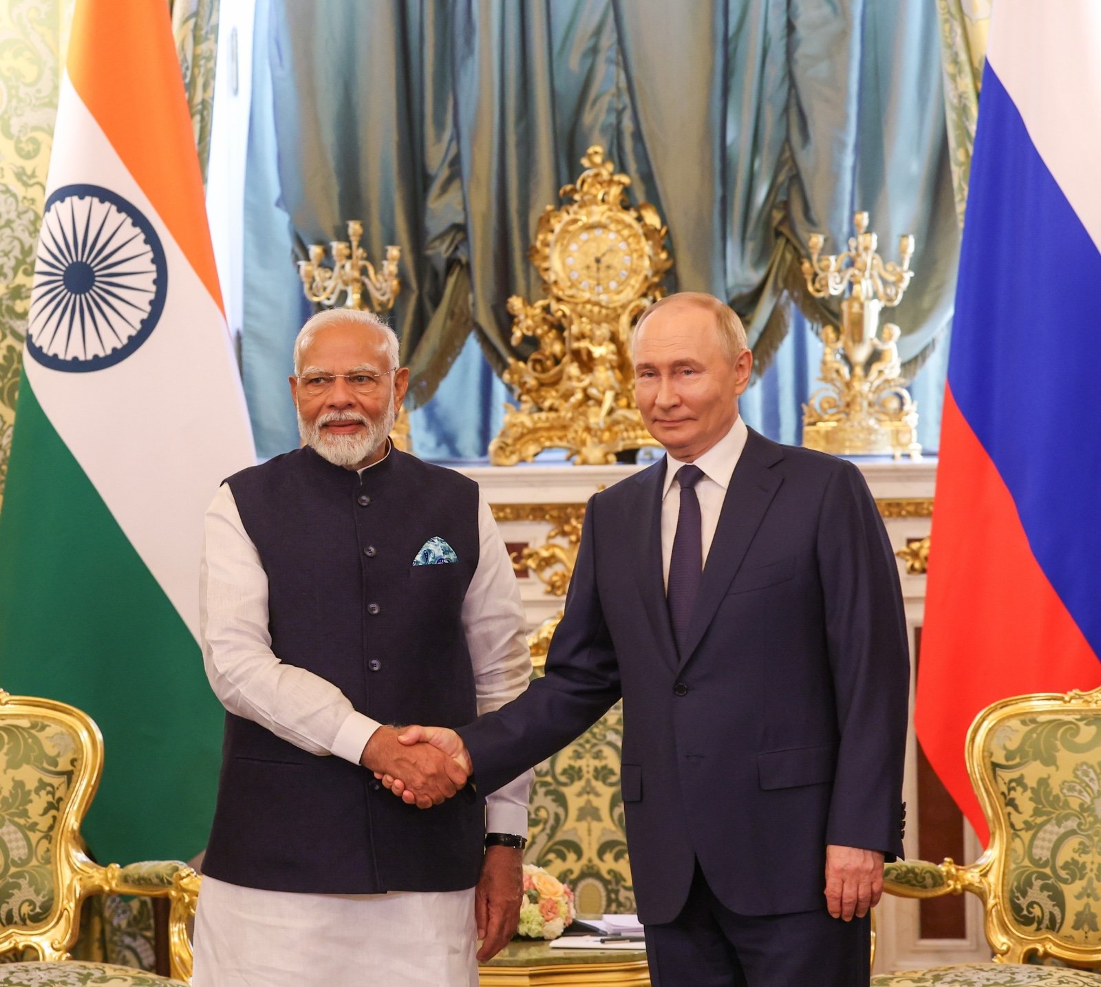 PM Modi; President Putin ; Kremlin;  India-Russia ; people-to-people linkages