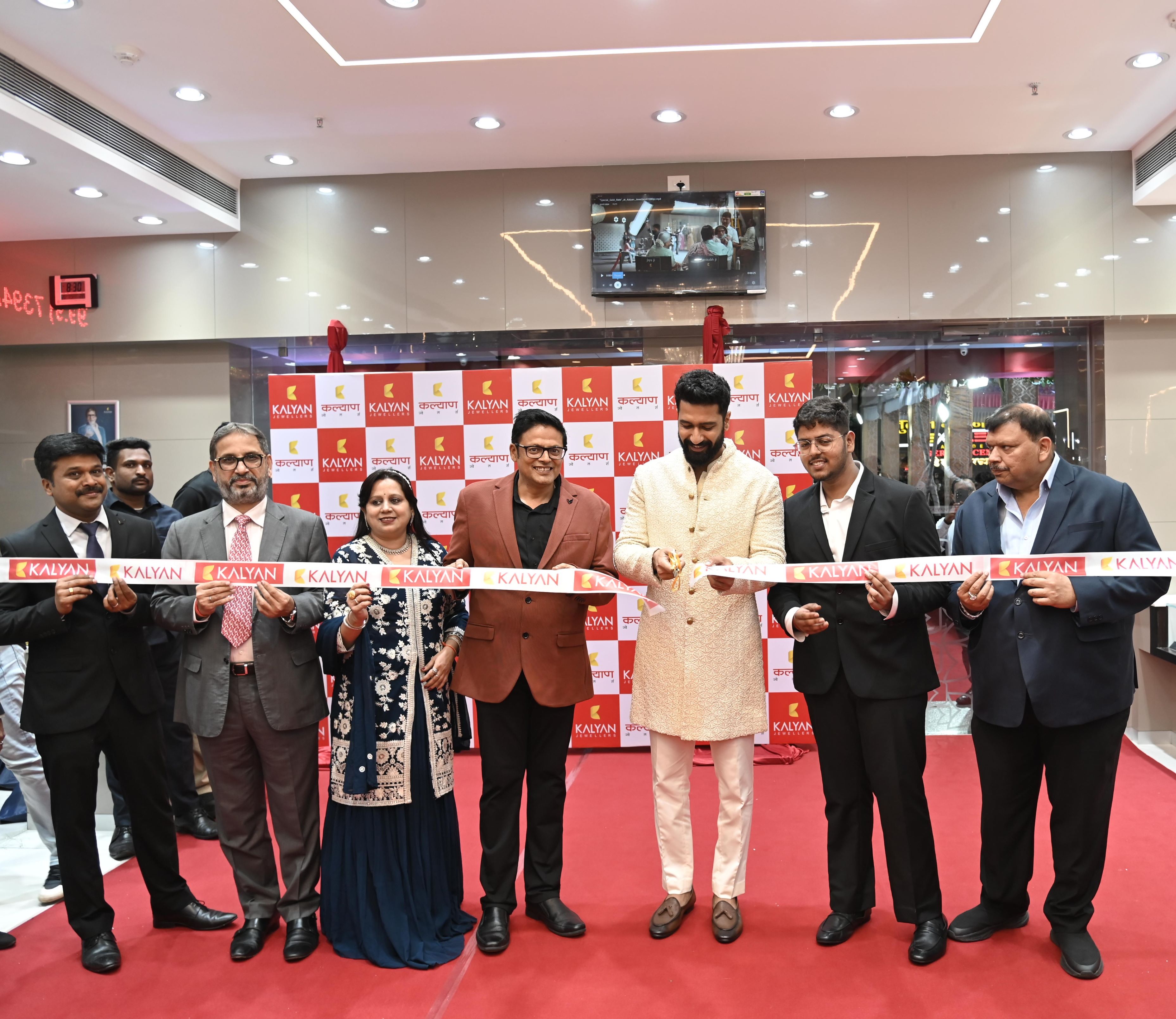 Bollywood star Vicky Kaushal , Kalyan Jewellers’ Showroom , Pune