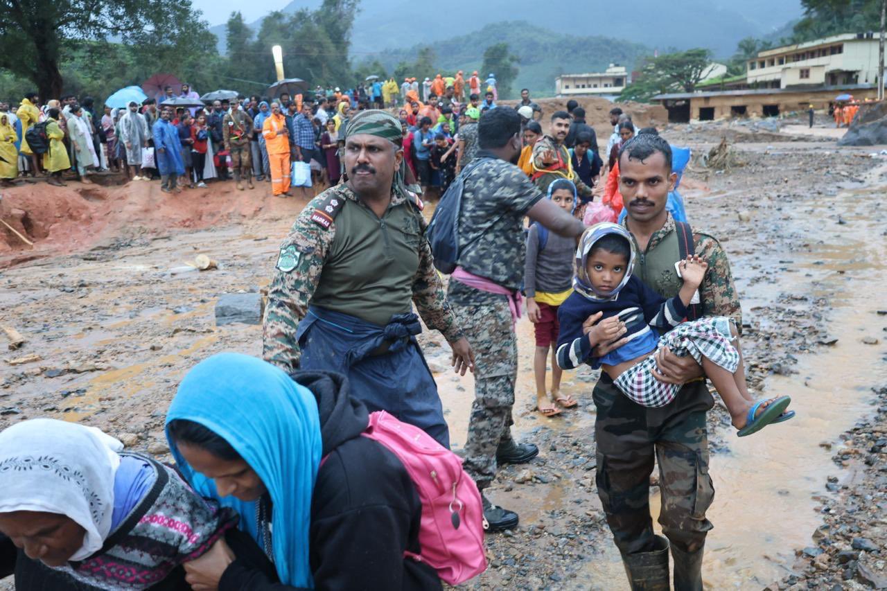 A day after devastating landslides struck Wayanad district of Kerala, government officials