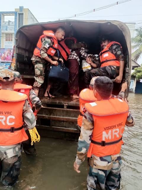 Indian Army Deployed for Flood Relief in Ektanagar Amid Increased Rainfall