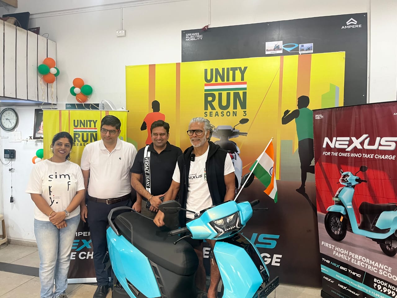 Milind Soman launches 3rd Unity Run in Pune on August 10, 2024