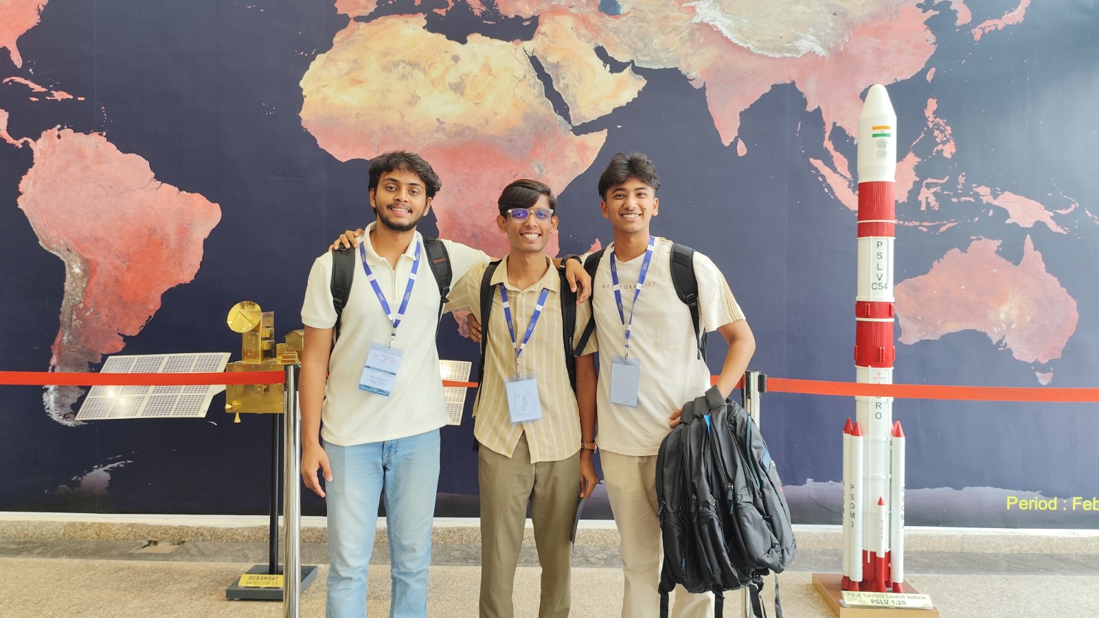 GHRCEM Students Arpeet, Devesh, and Sahil Selected for ISRO Internship