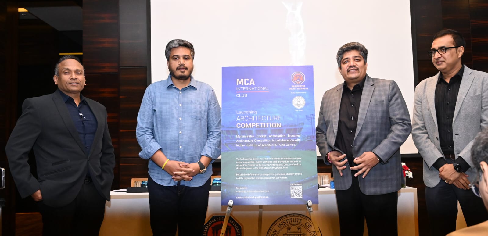 MCA Announces an Architectural Design Competition for designing International Club House at Gahunje Cricket Stadium