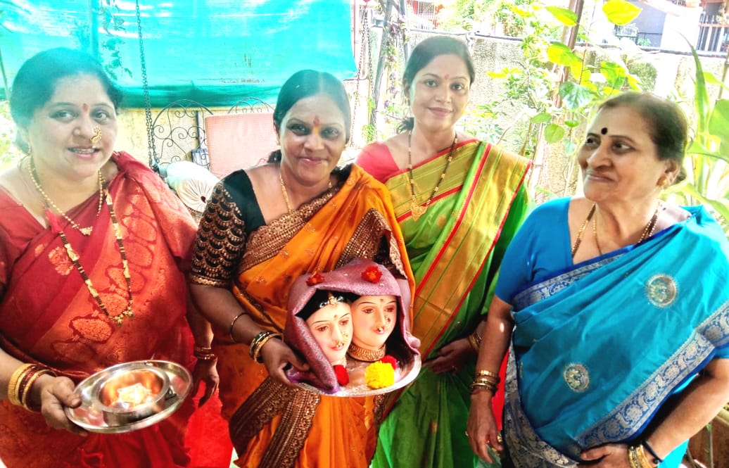 Traditional and Enthusiastic Arrival of Gauri at Household...!