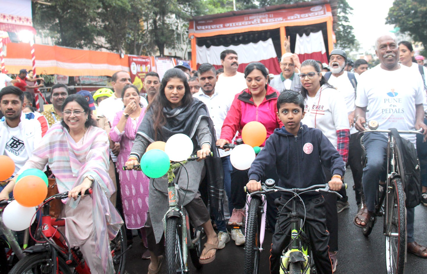 'Pune on Pedal' Cycle Rally to Raise Awareness About Fitness and Environmental Conservation