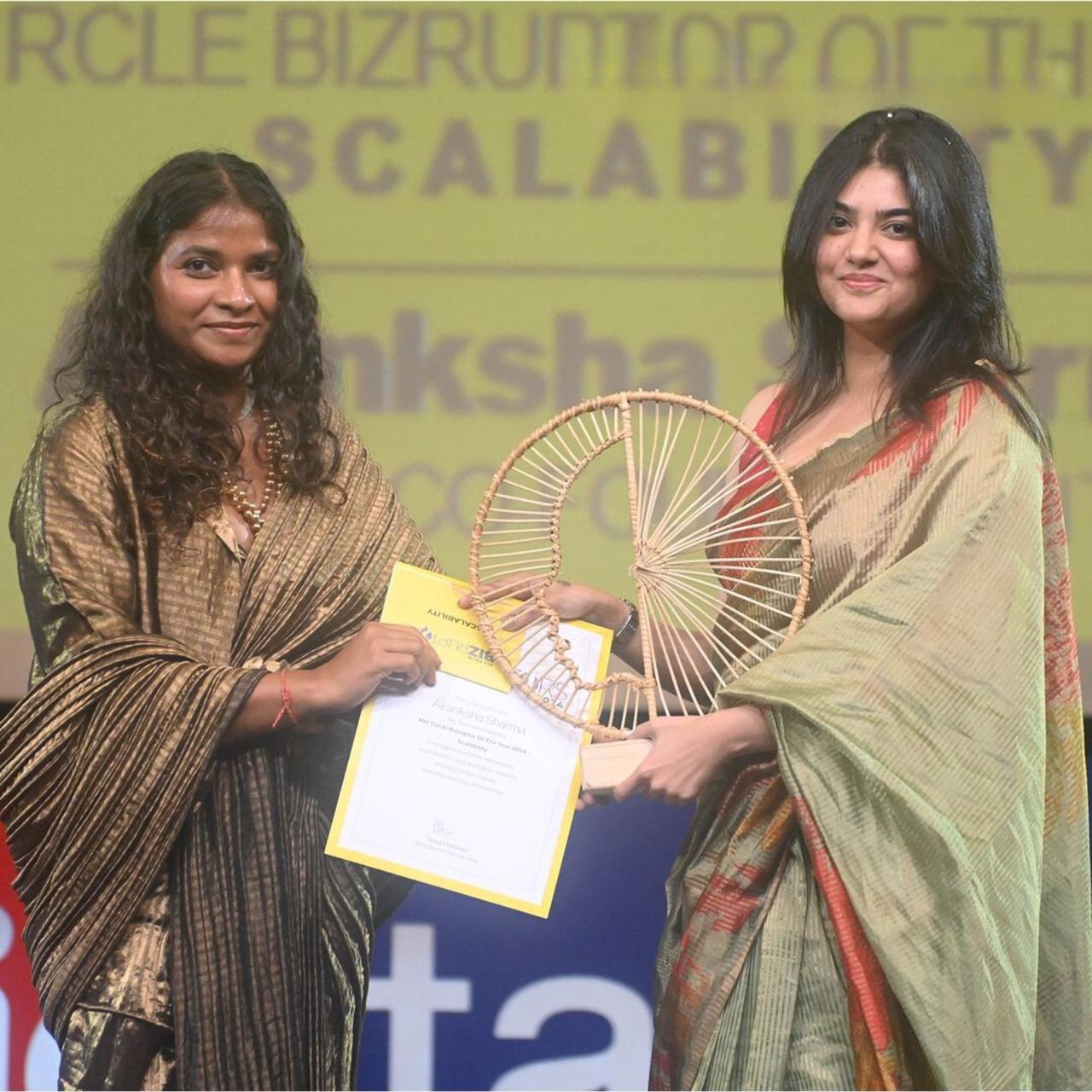 Pune’s Akanksha Sharma wins the Her Circle Bizruptor Award by Reliance Foundation-Jio