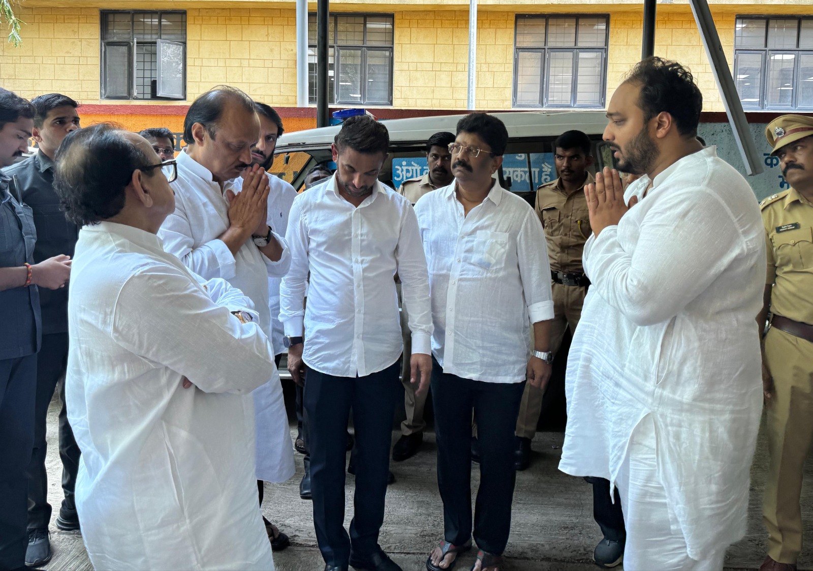 Deputy CM Ajit Pawar visits Cooper Hospital, meets bereaved family of Baba Siddique