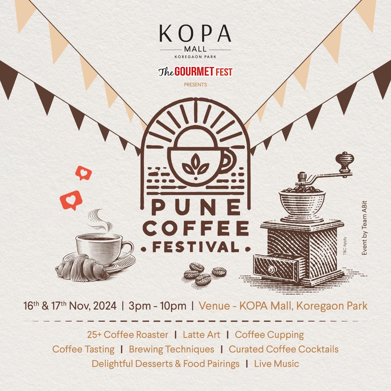 Pune’s first ever-coffee festival brewing at KOPA