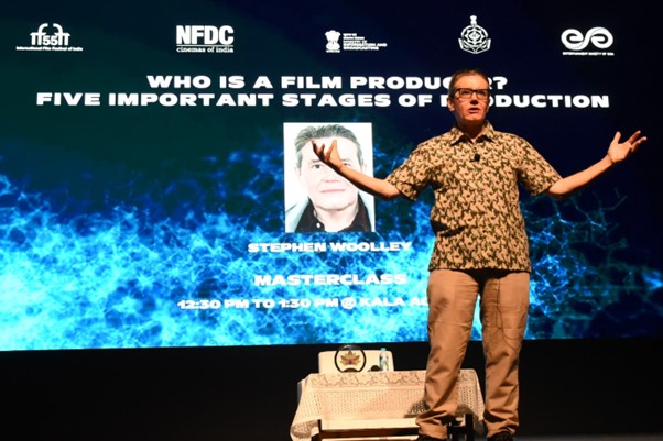 Producers need to be passionate as well as pragmatic: Stephen Woolley, British Filmmaker at 55th IFFI Masterclass