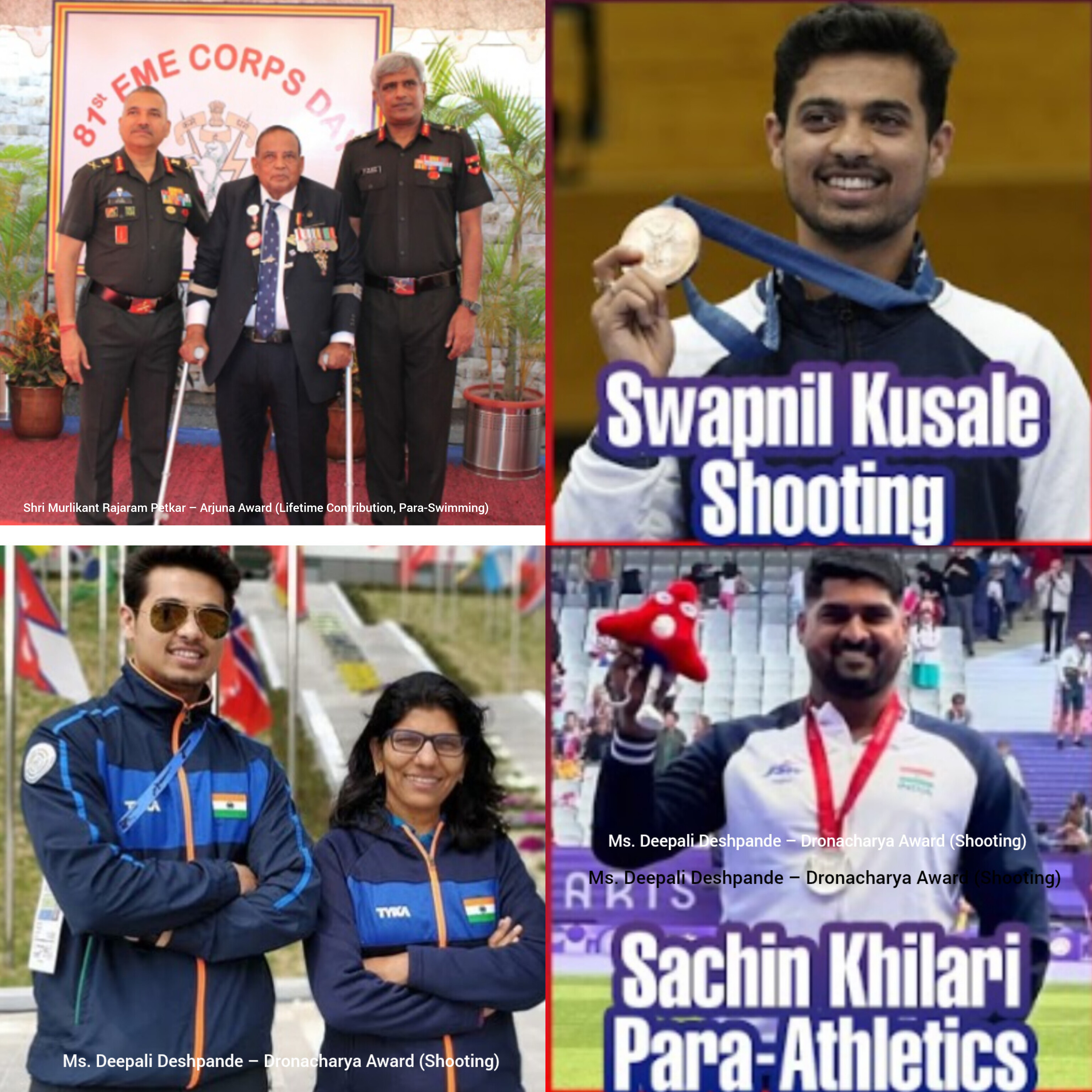 Maharashtra’s Stars Shine Bright at National Sports Awards 2024